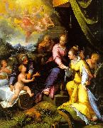 Calvaert, Denys The Mystic Marriage of St. Catherine oil on canvas